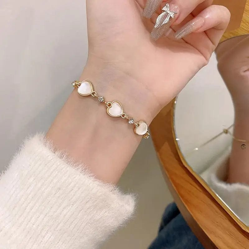 Eleganza Italiana 1/5PCS Beautiful Glittering Hollow Heart Bracelet Comfortable To Wear Party Jewelry Fashionable Streetwear high fashion shein amazon temu target Walmart online