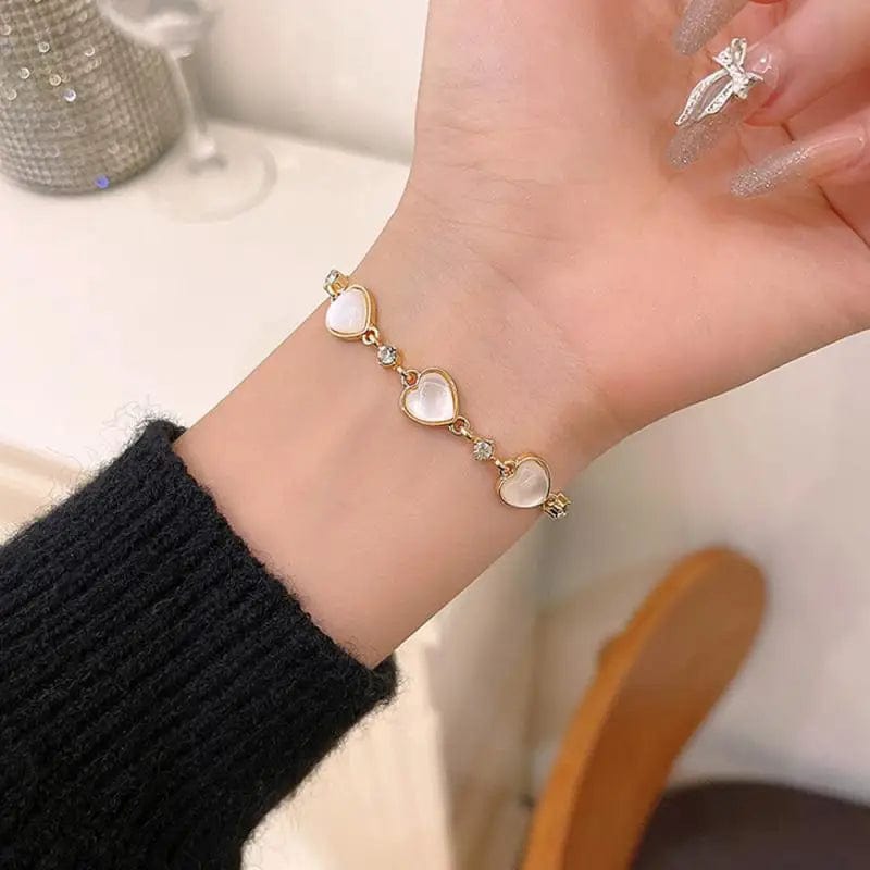 Eleganza Italiana 1/5PCS Beautiful Glittering Hollow Heart Bracelet Comfortable To Wear Party Jewelry Fashionable Streetwear high fashion shein amazon temu target Walmart online