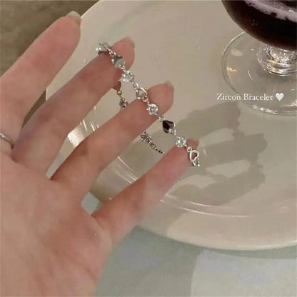 Eleganza Italiana 1/5PCS Beautiful Glittering Hollow Heart Bracelet Comfortable To Wear Party Jewelry Fashionable Streetwear high fashion shein amazon temu target Walmart online