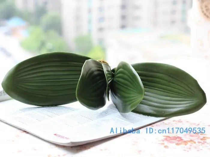 Eleganza Italiana 1 PCS Artificial Green butterfly orchid Leaf Plastic Flower Leaf Home Wedding Party Decoration F11 Streetwear high fashion shein amazon temu target Walmart online