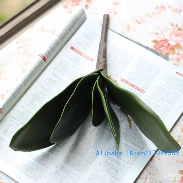 Eleganza Italiana 1 PCS Artificial Green butterfly orchid Leaf Plastic Flower Leaf Home Wedding Party Decoration F11 Streetwear high fashion shein amazon temu target Walmart online