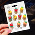 Eleganza Italiana 10 piece cute cartoon children animal fruit plant earrings Ear clip can be worn without ear piercings girls holiday gift jewelry Streetwear high fashion shein amazon temu target Walmart online