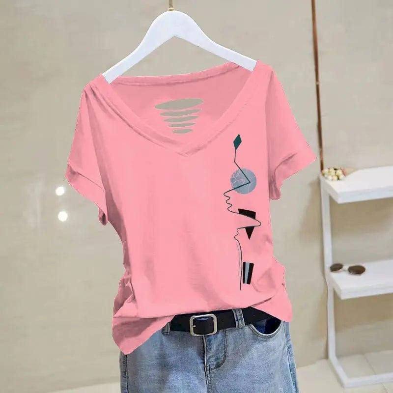 Eleganza Italiana 100% Cotton T-shirts Women Exposed Collarbone Desgin Short Sleeve Tops 2023 Summer Trend Thin T Shirt Korean V-neck Tshirt Y2k Streetwear high fashion shein amazon temu target Walmart online