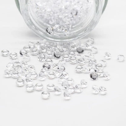 Eleganza Italiana 1000p Diamond Confetti Vase Filler Party Decoration for Weddings Bridal Shower 4.5mm Acrylic Crystals Filler Beads Table Scatter Streetwear high fashion shein amazon temu target Walmart online