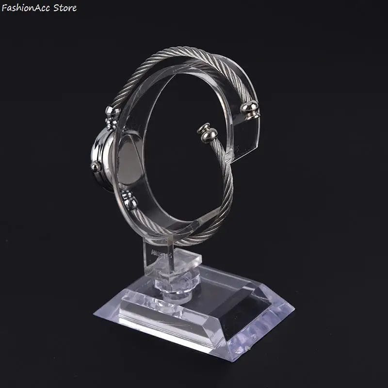 Eleganza Italiana 10CM Plastic Wrist Watch Display Rack Holder Sale Show Case Stand Tool Clear Jewelry Packaging Total Height Watch Display Stand Streetwear high fashion shein amazon temu target Walmart online