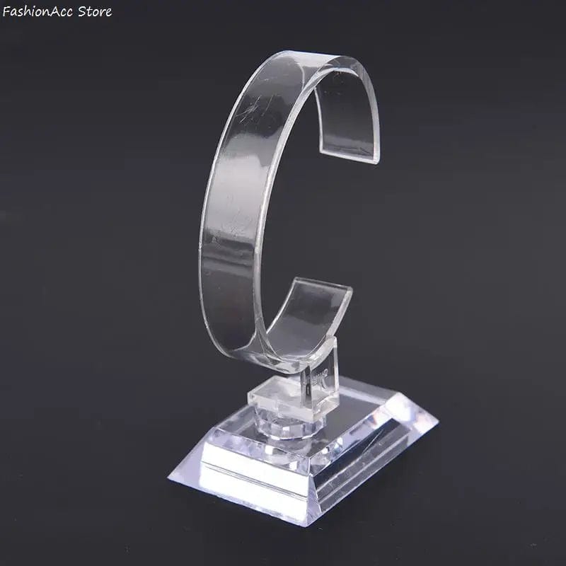 Eleganza Italiana 10CM Plastic Wrist Watch Display Rack Holder Sale Show Case Stand Tool Clear Jewelry Packaging Total Height Watch Display Stand Streetwear high fashion shein amazon temu target Walmart online