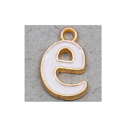 Eleganza Italiana 10pcs 10mm English Alphabet Pendant Enamel Charms Initial Letter Pendants For Jewelry Making Handmade DIY Bracelet Earrings Streetwear high fashion shein amazon temu target Walmart online