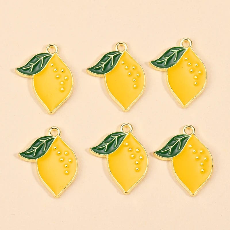 Eleganza Italiana 10Pcs 5 Styles Fruit Cherry Enamel Charms for Diy Earrings Pendant Bracelet Necklace Cute Jewelry Making Accessories Supplies Streetwear high fashion shein amazon temu target Walmart online