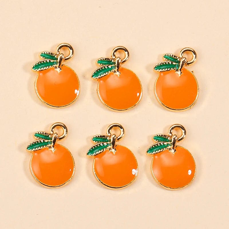 Eleganza Italiana 10Pcs 5 Styles Fruit Cherry Enamel Charms for Diy Earrings Pendant Bracelet Necklace Cute Jewelry Making Accessories Supplies Streetwear high fashion shein amazon temu target Walmart online