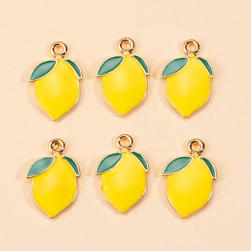 Eleganza Italiana 10Pcs 5 Styles Fruit Cherry Enamel Charms for Diy Earrings Pendant Bracelet Necklace Cute Jewelry Making Accessories Supplies Streetwear high fashion shein amazon temu target Walmart online