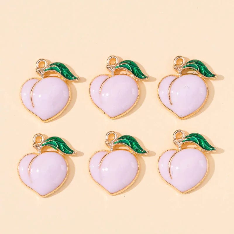 Eleganza Italiana 10Pcs 5 Styles Fruit Cherry Enamel Charms for Diy Earrings Pendant Bracelet Necklace Cute Jewelry Making Accessories Supplies Streetwear high fashion shein amazon temu target Walmart online