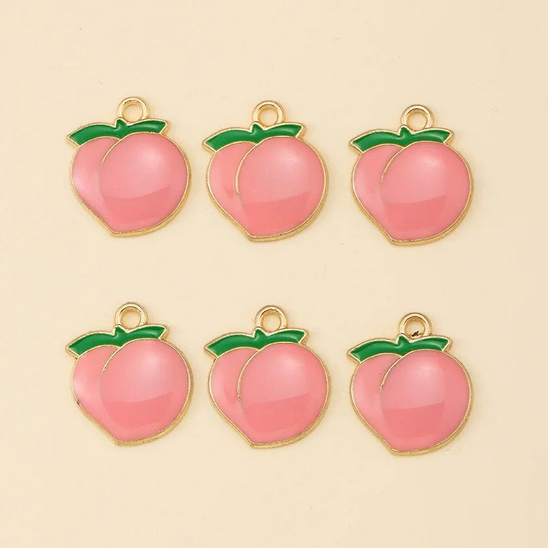 Eleganza Italiana 10Pcs 5 Styles Fruit Cherry Enamel Charms for Diy Earrings Pendant Bracelet Necklace Cute Jewelry Making Accessories Supplies Streetwear high fashion shein amazon temu target Walmart online