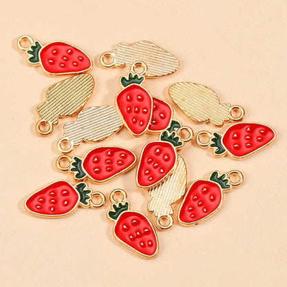 Eleganza Italiana 10Pcs Enamel Orange Charms for Earrings Pendants Necklaces Fruit Tangerine Charms Handmade DIY Jewelry Making Accessories Streetwear high fashion shein amazon temu target Walmart online