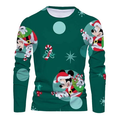 Eleganza Italiana 2022 Fall Christmas New Disney Brand Stitch and Mickey Anime Fashion Casual Trend Men&