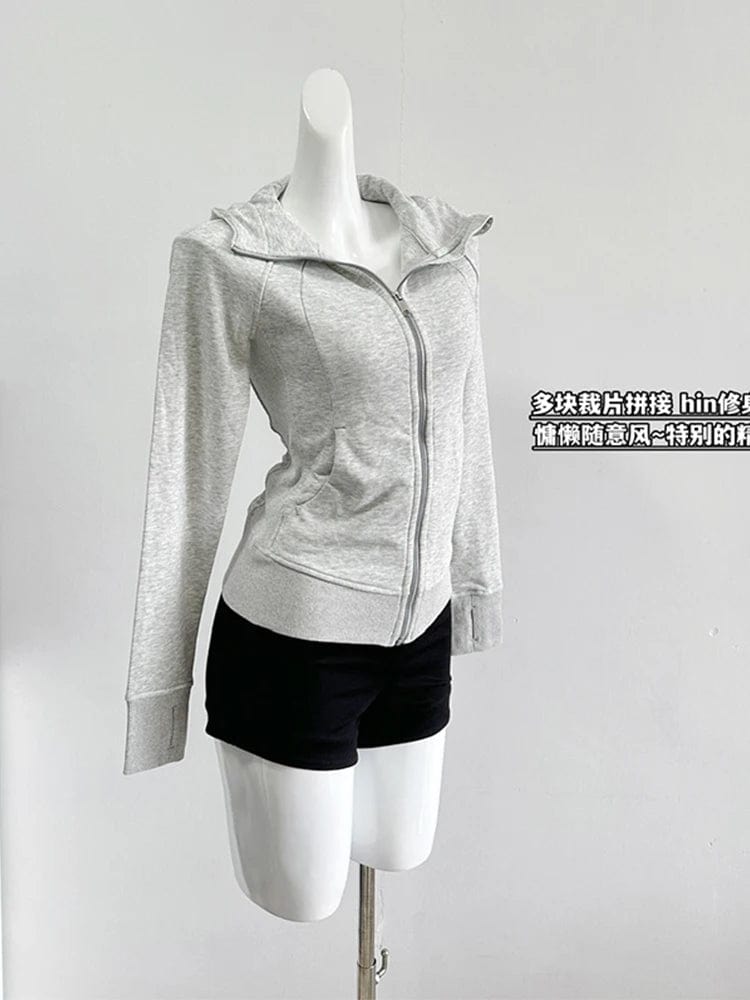 Eleganza Italiana 2023 Autumn Winter Women Korean Solid Pullover Hoodies Y2k Streetwear Casual Simple Basic Sweatshirts Kpop Fashion High Street Streetwear high fashion shein amazon temu target Walmart online