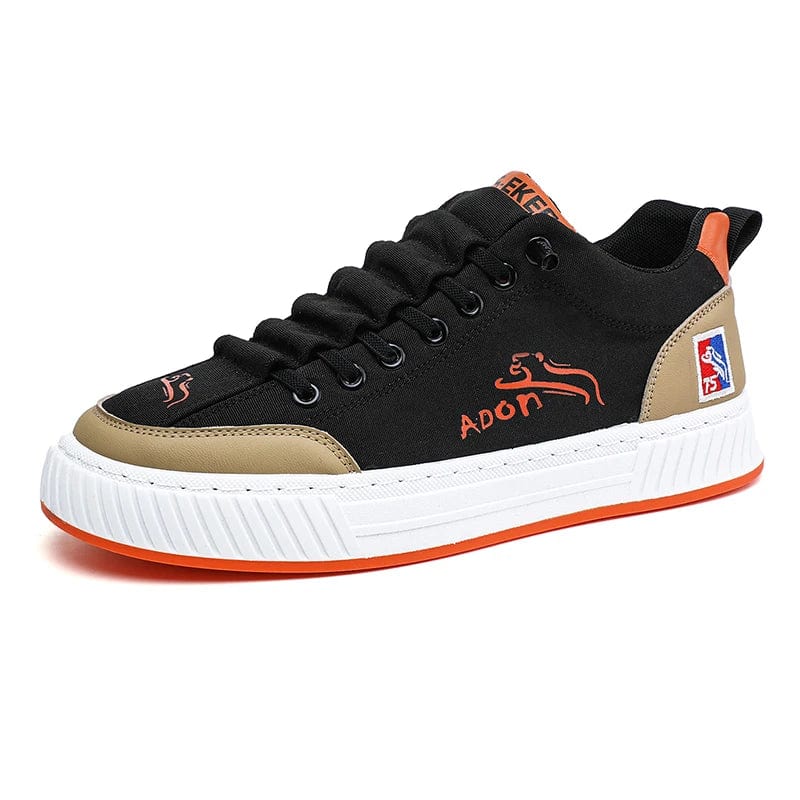 Eleganza Italiana 2023 New Trendy Mens Canvas Sneakers Flat Platform Sneakers Men Streetwear Hip Hop Designer Shoes Men Harajuku Vulcanized Shoes Streetwear high fashion shein amazon temu target Walmart online