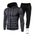 Eleganza Italiana 2024 Spring Fashion Wave point Streetwear Zipper Hoodies+Sweatpant 2pcs Set Men&