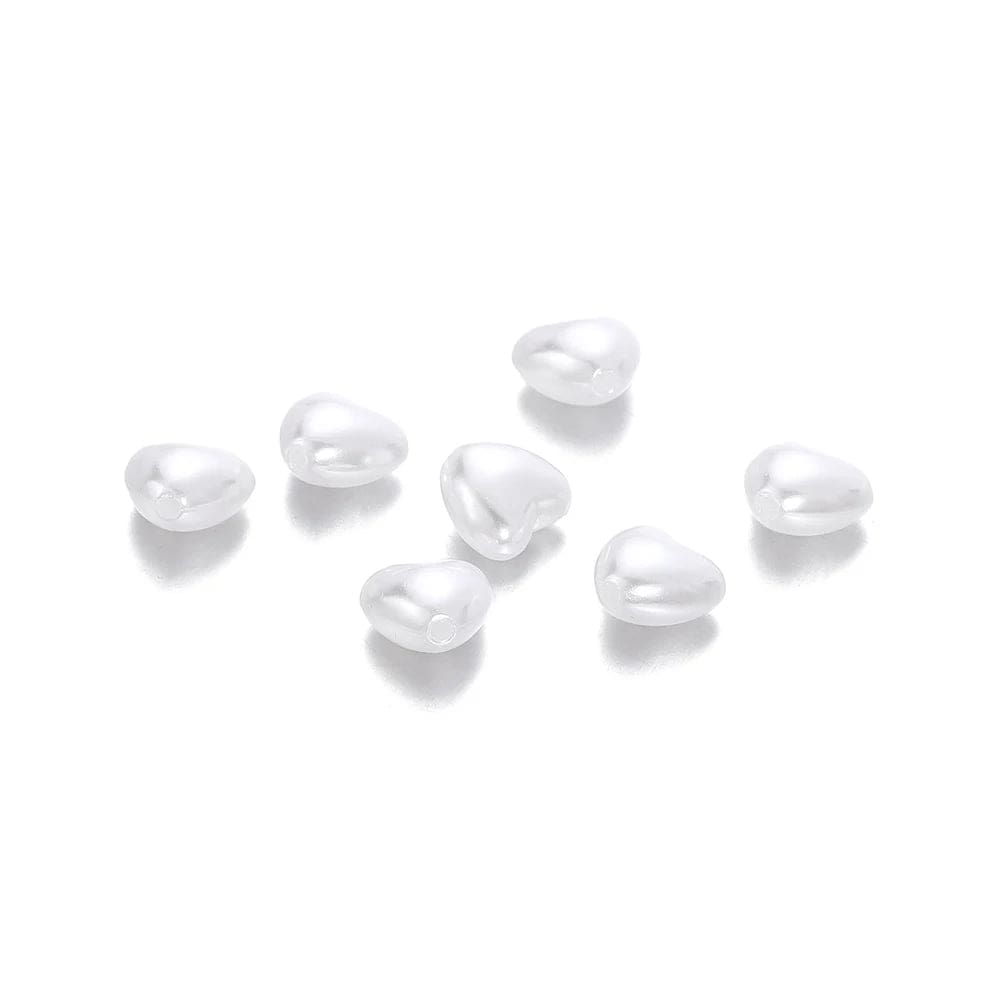 Eleganza Italiana 20Pcs Irregular ABS Imitation Pearls Beads White Loose Beads for Jewelry Making DIY Necklace Earrings Hairclip Bracelet Necklace Streetwear high fashion shein amazon temu target Walmart online