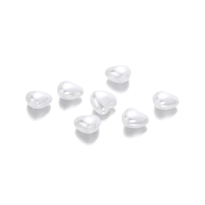 Eleganza Italiana 20Pcs Irregular ABS Imitation Pearls Beads White Loose Beads for Jewelry Making DIY Necklace Earrings Hairclip Bracelet Necklace Streetwear high fashion shein amazon temu target Walmart online