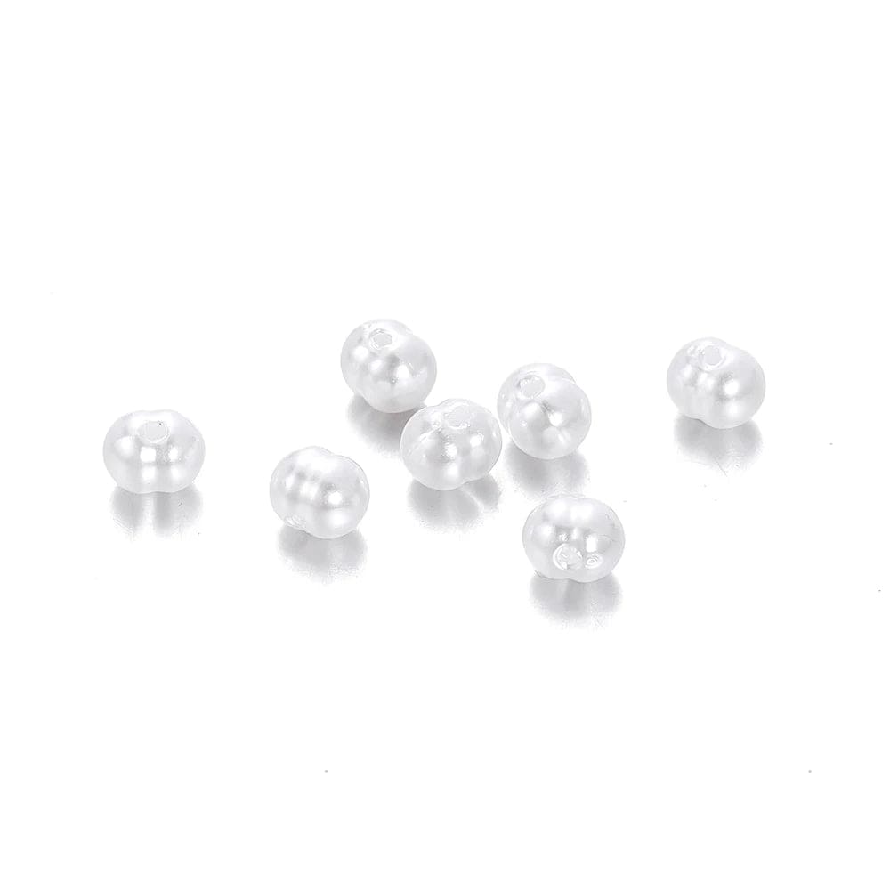 Eleganza Italiana 20Pcs Irregular ABS Imitation Pearls Beads White Loose Beads for Jewelry Making DIY Necklace Earrings Hairclip Bracelet Necklace Streetwear high fashion shein amazon temu target Walmart online