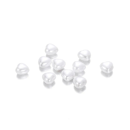 Eleganza Italiana 20Pcs Irregular ABS Imitation Pearls Beads White Loose Beads for Jewelry Making DIY Necklace Earrings Hairclip Bracelet Necklace Streetwear high fashion shein amazon temu target Walmart online