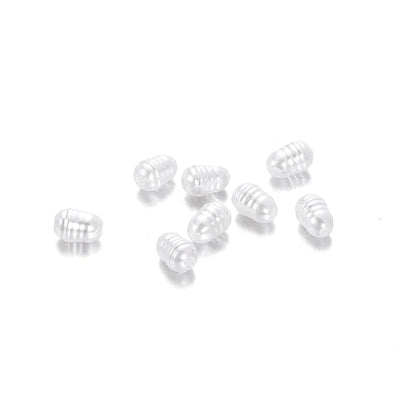 Eleganza Italiana 20Pcs Irregular ABS Imitation Pearls Beads White Loose Beads for Jewelry Making DIY Necklace Earrings Hairclip Bracelet Necklace Streetwear high fashion shein amazon temu target Walmart online