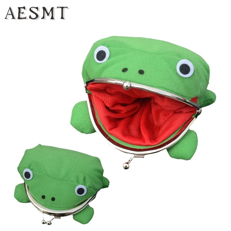 Eleganza Italiana Anime Cartoon Frog Wallet Cosplay Accessory Wallet Coin Purse Manga Flannel Wallet Cute Purse Kids Gifts Kawaii Accessories Streetwear high fashion shein amazon temu target Walmart online