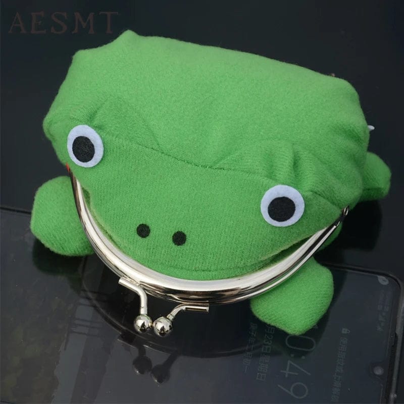 Eleganza Italiana Anime Cartoon Frog Wallet Cosplay Accessory Wallet Coin Purse Manga Flannel Wallet Cute Purse Kids Gifts Kawaii Accessories Streetwear high fashion shein amazon temu target Walmart online