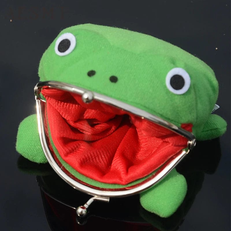 Eleganza Italiana Anime Cartoon Frog Wallet Cosplay Accessory Wallet Coin Purse Manga Flannel Wallet Cute Purse Kids Gifts Kawaii Accessories Streetwear high fashion shein amazon temu target Walmart online