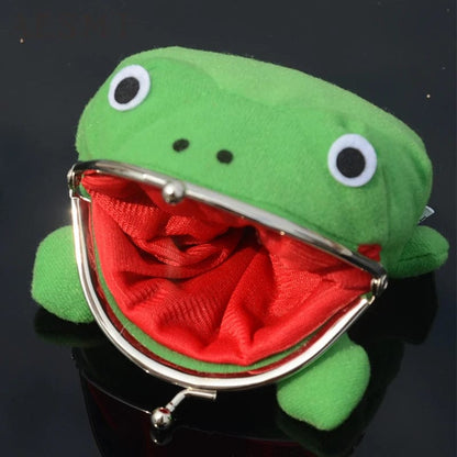 Eleganza Italiana Anime Cartoon Frog Wallet Cosplay Accessory Wallet Coin Purse Manga Flannel Wallet Cute Purse Kids Gifts Kawaii Accessories Streetwear high fashion shein amazon temu target Walmart online