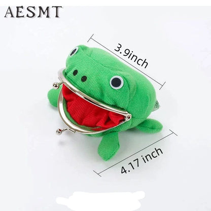 Eleganza Italiana Anime Cartoon Frog Wallet Cosplay Accessory Wallet Coin Purse Manga Flannel Wallet Cute Purse Kids Gifts Kawaii Accessories Streetwear high fashion shein amazon temu target Walmart online