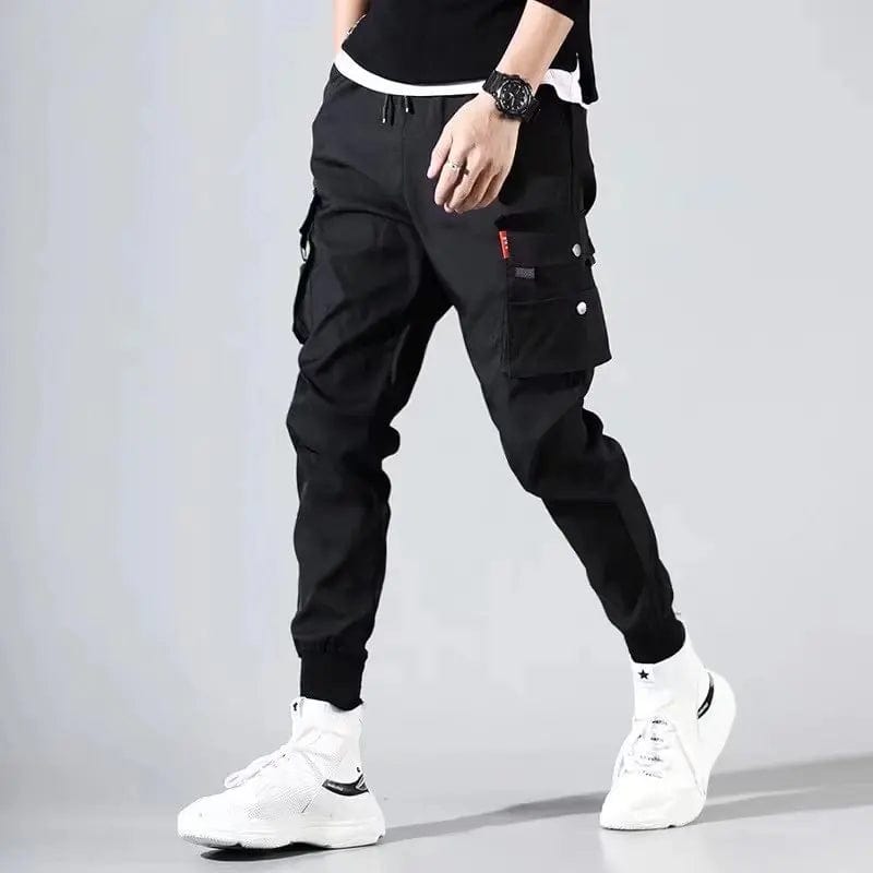 Eleganza Italiana Autumn Winter Y2K Fashion Pockets Long Cargo Pants Men Patchwork Casual Loose Trousers All Match Trousers Letter Male Clothes Streetwear high fashion shein amazon temu target Walmart online