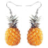 Eleganza Italiana Bonsny Acrylic Tropic Pineapple Fruit Earrings Big Long Dangle Drop Fashion Summer Jewelry For Women Girl Ladies Teens Gift Bulk Streetwear high fashion shein amazon temu target Walmart online