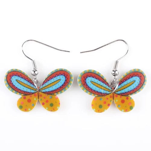 Eleganza Italiana Bonsny Drop Butterfly Earrings Long Big Dangle Acrylic Earrings 2015 News Spring Summer Girl Woman Fashion  Jewelry Accessories Streetwear high fashion shein amazon temu target Walmart online