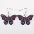 Eleganza Italiana Bonsny Drop Butterfly Earrings Long Big Dangle Acrylic Earrings 2015 News Spring Summer Girl Woman Fashion  Jewelry Accessories Streetwear high fashion shein amazon temu target Walmart online