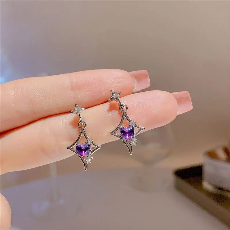 Eleganza Italiana Cool Y2K Star Drop Earrings Hot Girl Harajuku Creative Planet Pearl Crystal Stars Earings Korean Fashion for Women Punk Jewelry Streetwear high fashion shein amazon temu target Walmart online