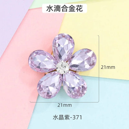 Eleganza Italiana Crystal Diamond Buckle Shoe Charms Designer DIY Clips Shoes Accessories Decaration for Jeans Badges Clogs Kids Women Girls Gifts Streetwear high fashion shein amazon temu target Walmart online