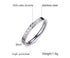 Eleganza Italiana Cute 3mm Romantic Wedding Engagement Rings Women AAA+ CZ Stone Crystal Ring Streetwear high fashion shein amazon temu target Walmart online