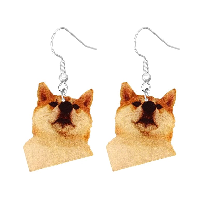 Eleganza Italiana Cute Cat Design Dangle Earrings Acrylic Jewelry Adorable Gift For Women Girls Daily Casual Frog Bee Pig Hamster Streetwear high fashion shein amazon temu target Walmart online