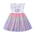 Eleganza Italiana DXTON Girls Sleeveless Summer Dress Kids Mermaid Sequined Princess Tulle Dresses Girls Birthday Party Dress Children Clothing Streetwear high fashion shein amazon temu target Walmart online