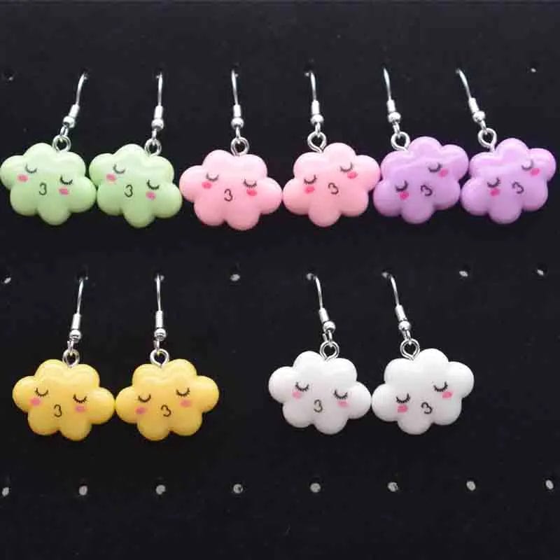 Eleganza Italiana Earring For Women Resin Handmade Cute Animals Ice Cream Drinks Candy Fruits Pissa Drop Earrings Funny Gift Streetwear high fashion shein amazon temu target Walmart online