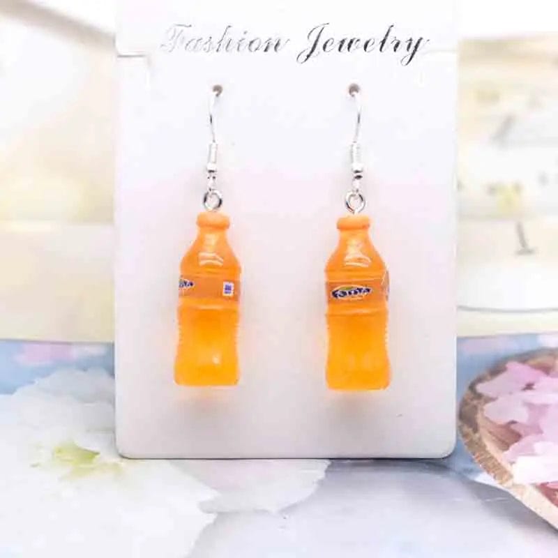 Eleganza Italiana Earring For Women Resin Handmade Cute Animals Ice Cream Drinks Candy Fruits Pissa Drop Earrings Funny Gift Streetwear high fashion shein amazon temu target Walmart online