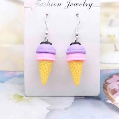 Eleganza Italiana Earring For Women Resin Handmade Cute Animals Ice Cream Drinks Candy Fruits Pissa Drop Earrings Funny Gift Streetwear high fashion shein amazon temu target Walmart online