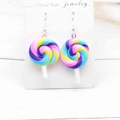 Eleganza Italiana Earring For Women Resin Handmade Cute Animals Ice Cream Drinks Candy Fruits Pissa Drop Earrings Funny Gift Streetwear high fashion shein amazon temu target Walmart online