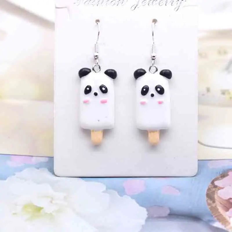 Eleganza Italiana Earring For Women Resin Handmade Cute Animals Ice Cream Drinks Candy Fruits Pissa Drop Earrings Funny Gift Streetwear high fashion shein amazon temu target Walmart online