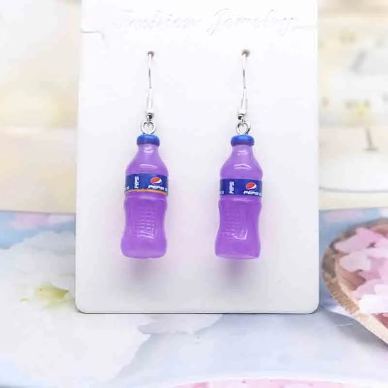 Eleganza Italiana Earring For Women Resin Handmade Cute Animals Ice Cream Drinks Candy Fruits Pissa Drop Earrings Funny Gift Streetwear high fashion shein amazon temu target Walmart online