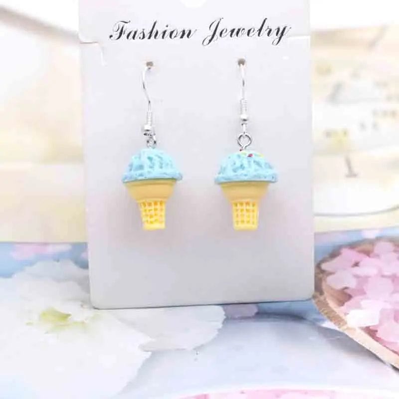 Eleganza Italiana Earring For Women Resin Handmade Cute Animals Ice Cream Drinks Candy Fruits Pissa Drop Earrings Funny Gift Streetwear high fashion shein amazon temu target Walmart online