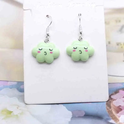 Eleganza Italiana Earring For Women Resin Handmade Cute Animals Ice Cream Drinks Candy Fruits Pissa Drop Earrings Funny Gift Streetwear high fashion shein amazon temu target Walmart online