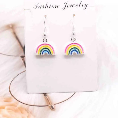 Eleganza Italiana Earring For Women Resin Handmade Cute Animals Ice Cream Drinks Candy Fruits Pissa Drop Earrings Funny Gift Streetwear high fashion shein amazon temu target Walmart online