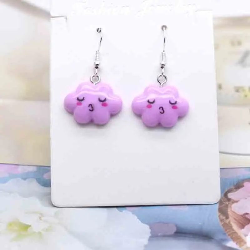 Eleganza Italiana Earring For Women Resin Handmade Cute Animals Ice Cream Drinks Candy Fruits Pissa Drop Earrings Funny Gift Streetwear high fashion shein amazon temu target Walmart online